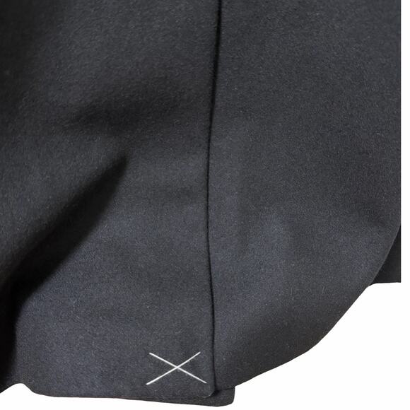 J Crew Womens Toggle Wool Blend Long Coat Size 14 Black Heavyweight Winter Coat - Picture 7 of 14